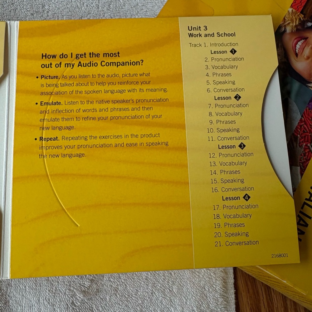 Rosetta Stone Language Learning Software Box Set Level 1 Italian 4 CD’s - Picture 5 of 15